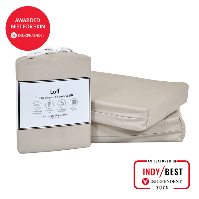 100% Organic Bamboo Silk Deep Fitted Sheet - Luff Sleep