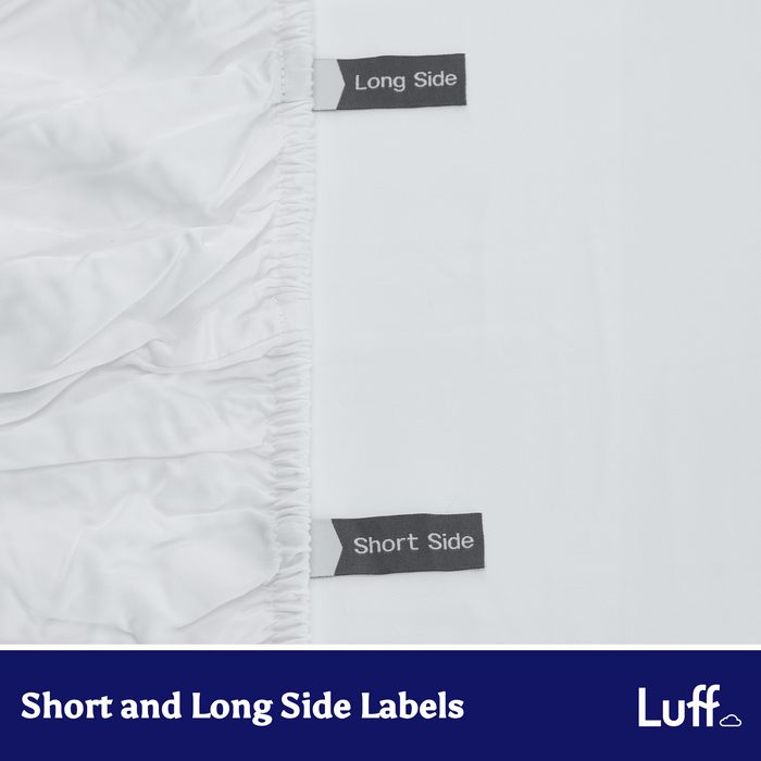 100% Organic Bamboo Silk Deep Fitted Sheet - Luff Sleep