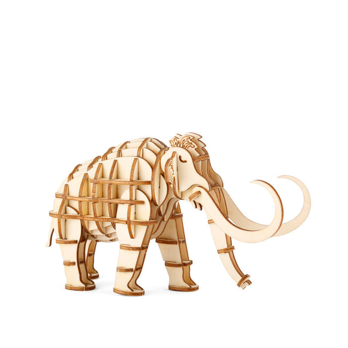 3D Wooden Puzzle, Mammoth Games Kikkerland
