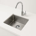 Alto 440mm Small Stainless Kitchen Sink Single Bowl Top / Undermount Sinks Arova