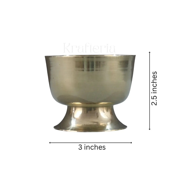 Antique-Style Bronze Cups Featuring a Durable Base   Brass Ware