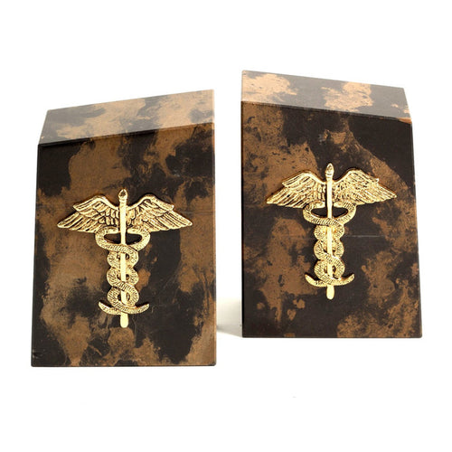 "Apollo" Tiger-Eye Bookend