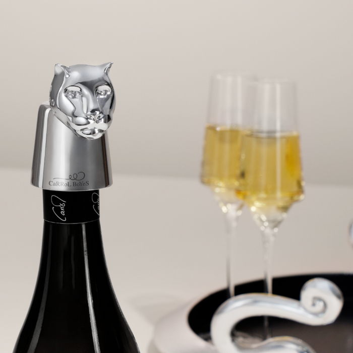 BOTTLE STOPPER - leopard