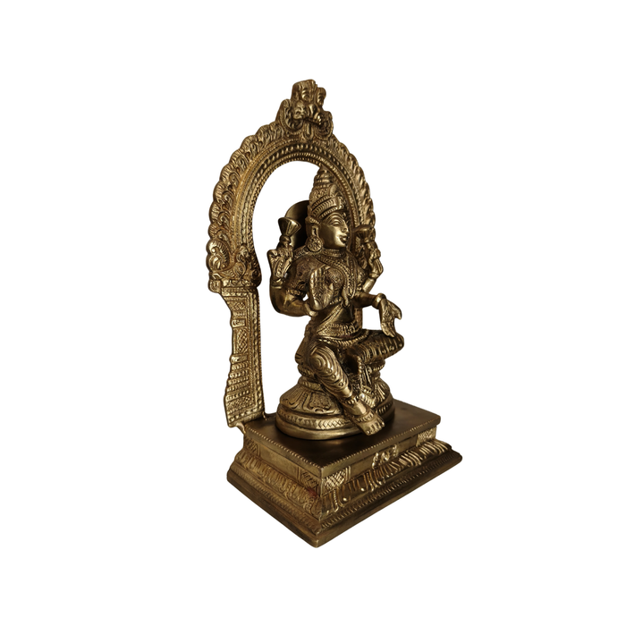 Brass Lakshmi Idol: Divine Blessings for Your Home   Decorative Brass Idols