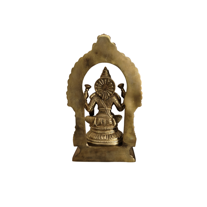 Brass Lakshmi Idol: Divine Blessings for Your Home   Decorative Brass Idols