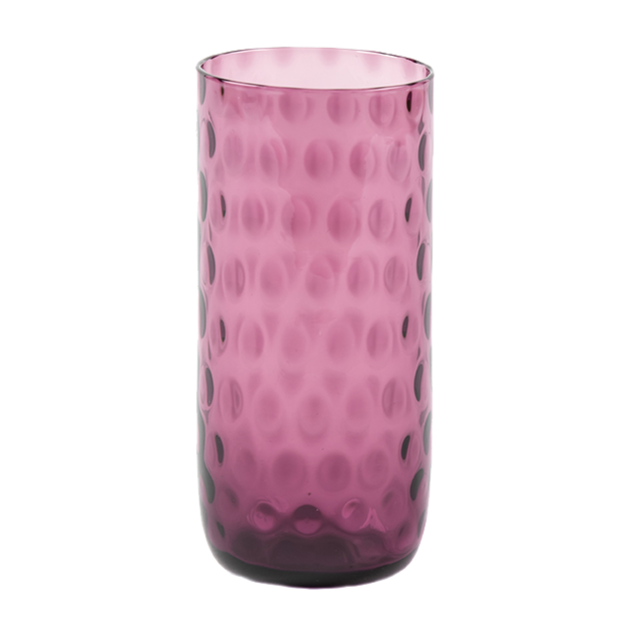 Bubble Glass, Tall Dinnerware Kodanska Tall Dark Purple