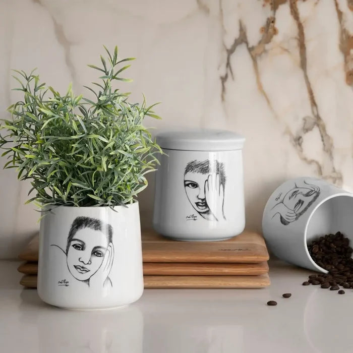 CANISTER SET OF 3 - cover girl