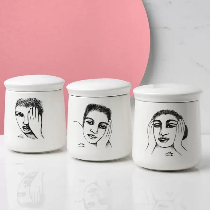 CANISTER SET OF 3 - cover girl