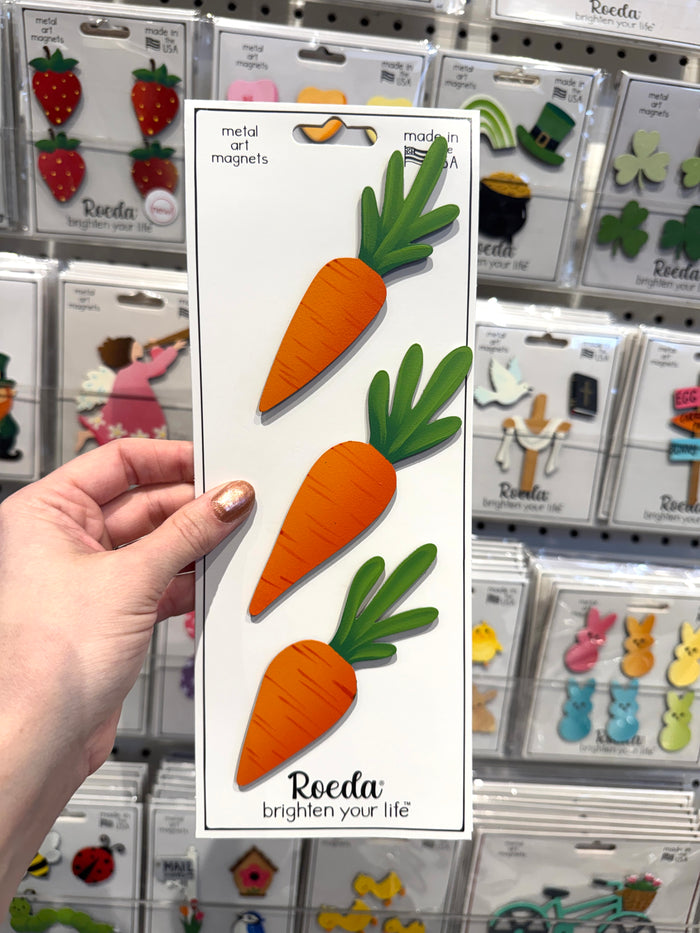 Carrot Mini Art Pop Magnets S/3