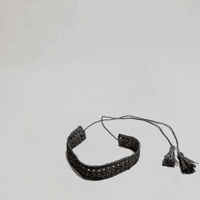 Ceinture Bandeau Belt Clothing Sale Maison N.H. Black