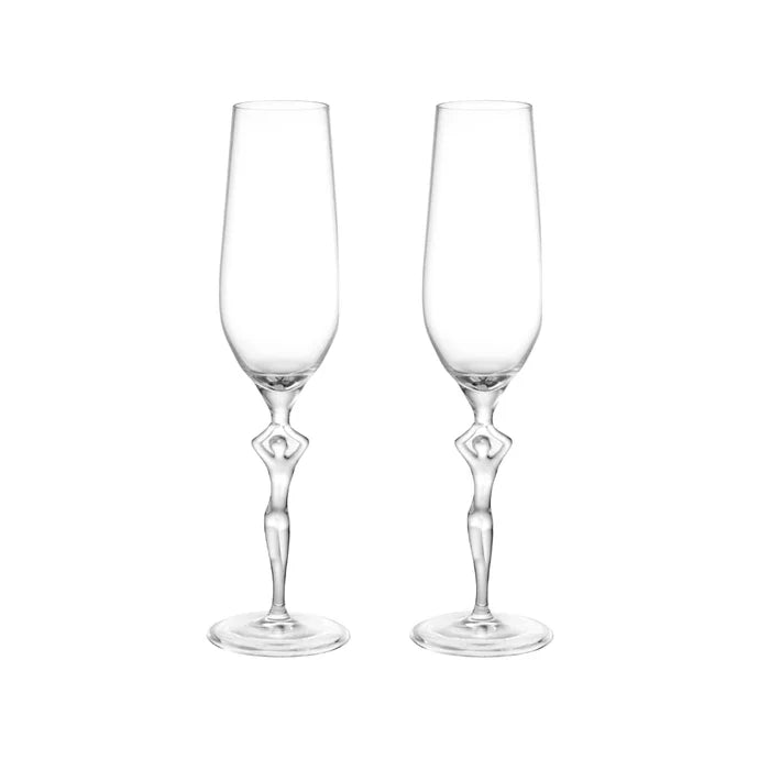 CHAMPAGNE FLUTE SET OF 2 - connoisseur