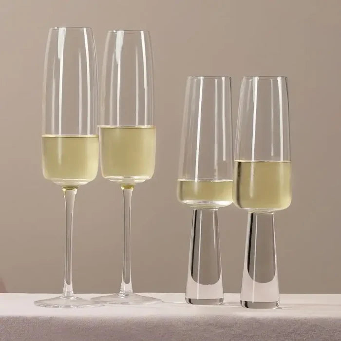 CHAMPAGNE FLUTE SET OF 4 - ripple