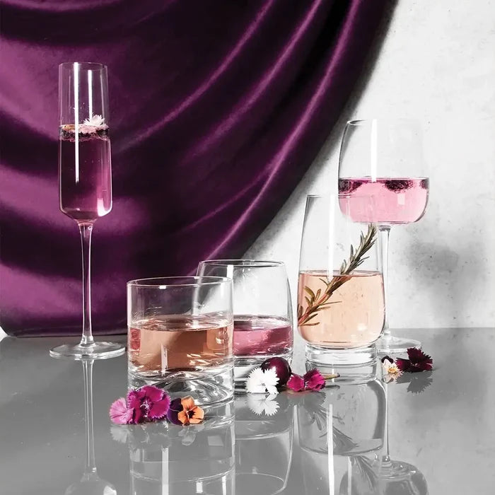 CHAMPAGNE FLUTE SET OF 4 - ripple