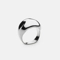 Chunky Ring Jewelry Skultuna Small Silver Plated