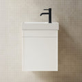 Petite Austin Small Vanity 390mm Matte White Vanities Arova