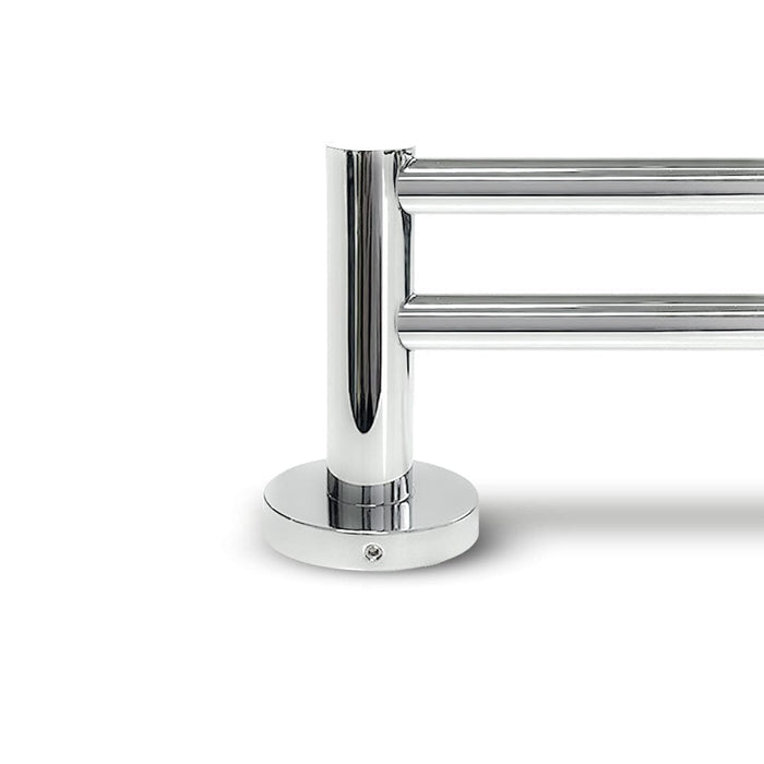 Clio Double Towel Rail 800mm Chrome Accessories Arova