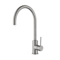 CLIO Gooseneck Kitchen Sink Mixer Tap Brushed Nickel Tapware Arova