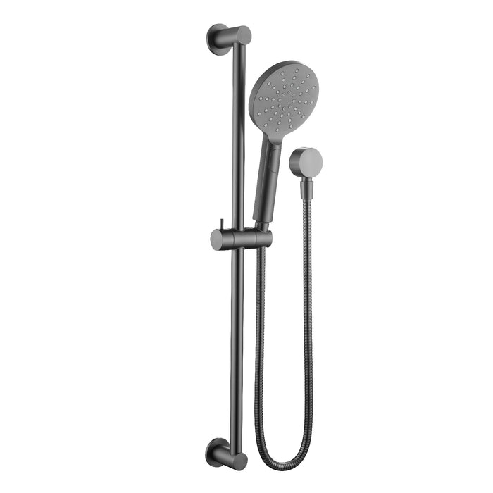CLIO Shower Rail Round Gunmetal