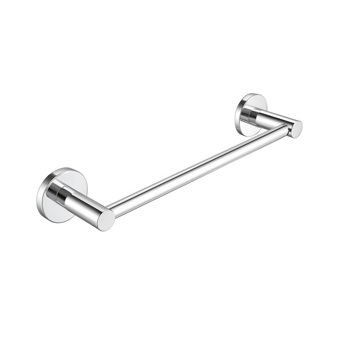 Clio Single Towel Rail 300mm Chrome Accessories Arova