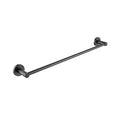 Clio Single Towel Rail 800mm Gunmetal Accessories Arova