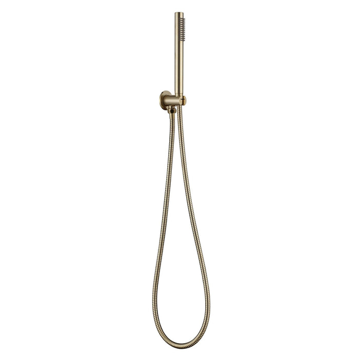 CLIO Slim Hand Shower Brushed Gold Showers Arova