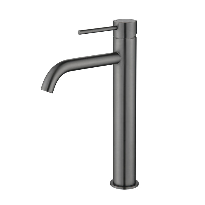 CLIO Tall Basin Mixer Gunmetal Tapware Arova