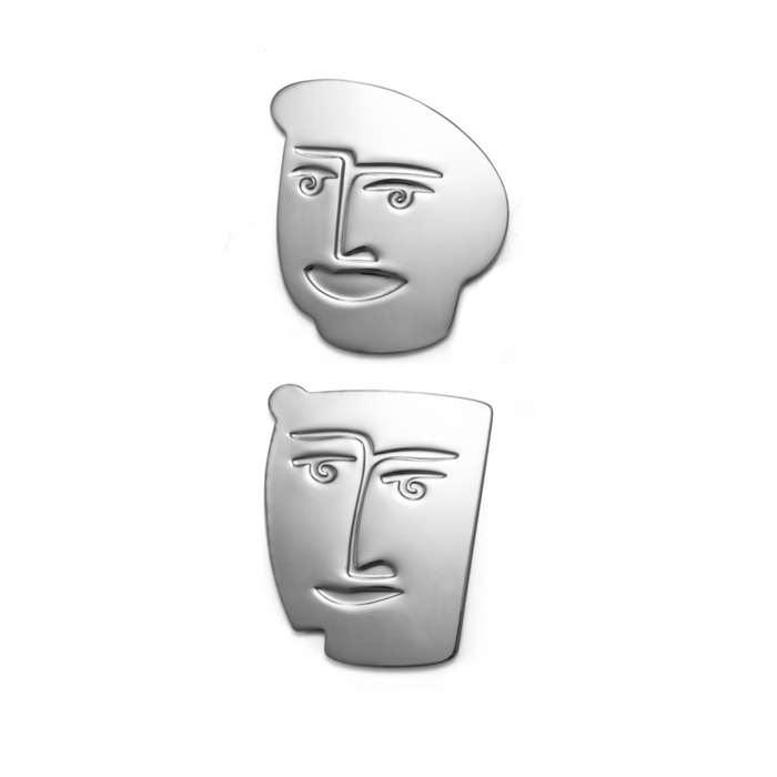 COASTER SET OF 2 - face off