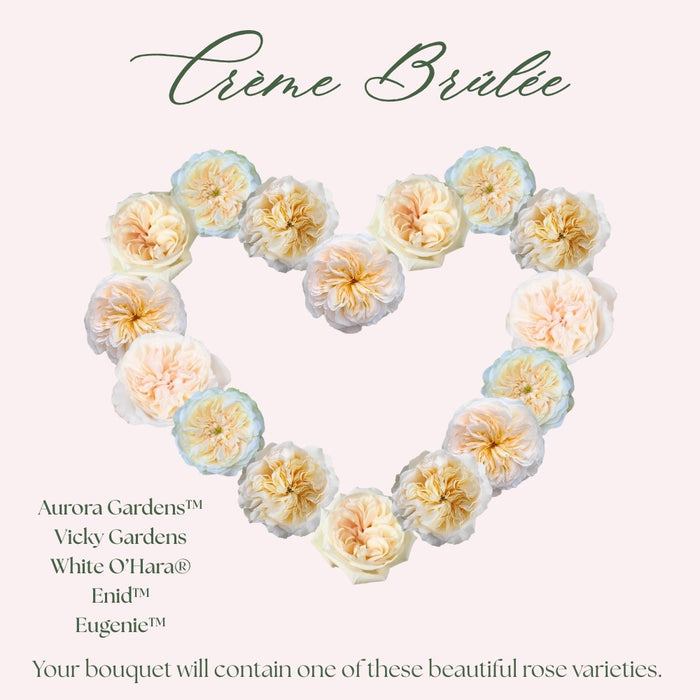 Crème Brûlée Valentine's Day Bouquet