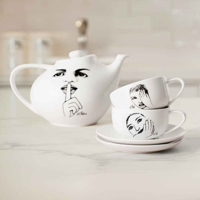 CUP AND SAUCER - face facts