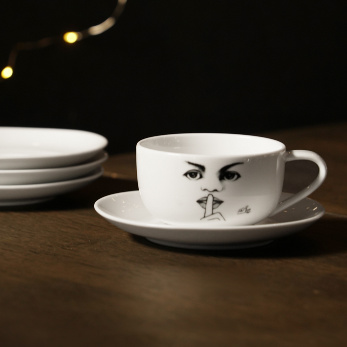 CUP AND SAUCER - it's a secret!