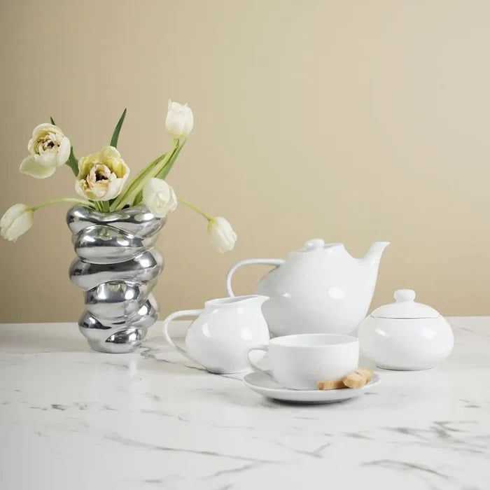 CUP AND SAUCER - swirl
