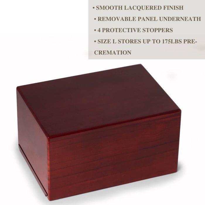 Deering Moments Wood Human Funeral Cremation Urn