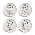 DINNER PLATE SET OF 4 - distant memory