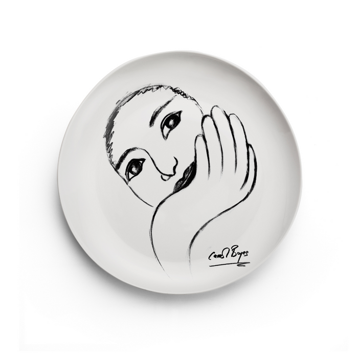 DINNER PLATE SET OF 4 - face facts