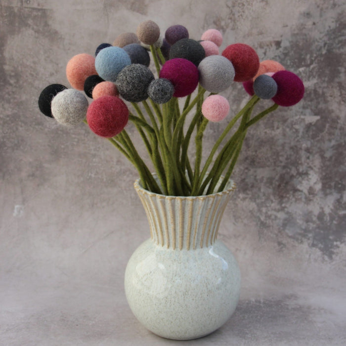 Felt Flower Large, assorted colors