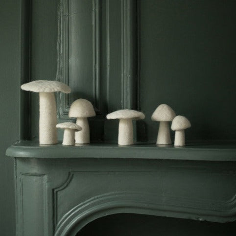 Felt Mushroom - Natural Decor Muskhane