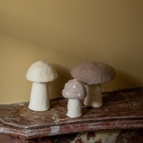 Felt Mushroom - Natural Decor Muskhane