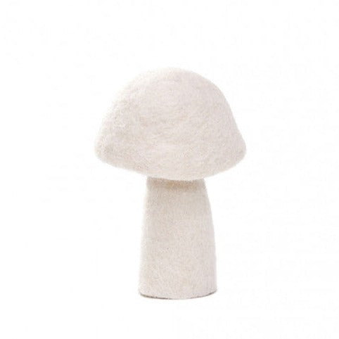 Felt Mushroom - Natural Decor Muskhane Natural Extra Large Dotty Mushroom