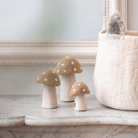 Felt Mushroom Decor Muskhane