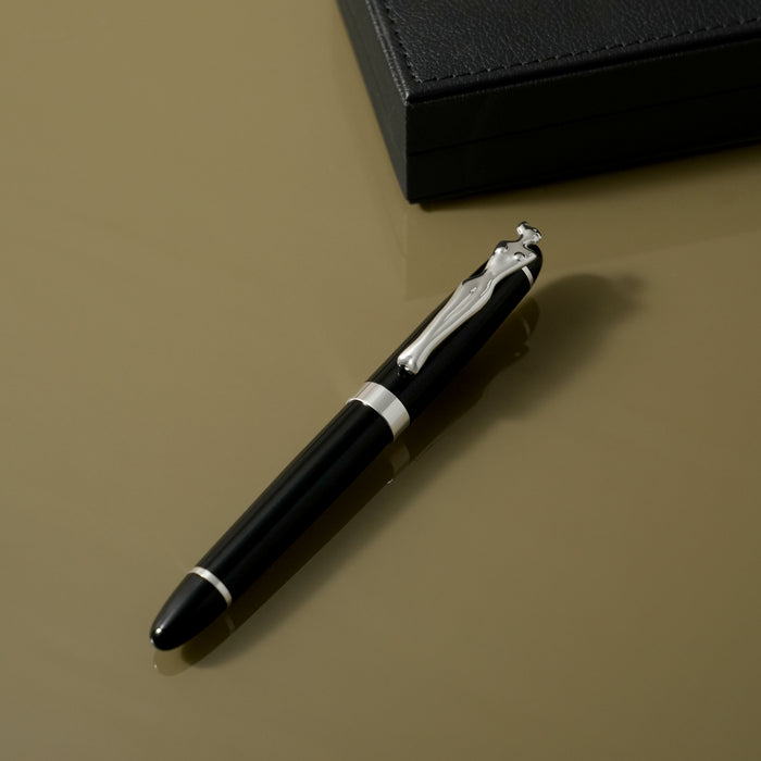 FOUNTAIN PEN - woman - silver - black