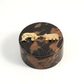 "Hermes" Round Box- Tiger Eye