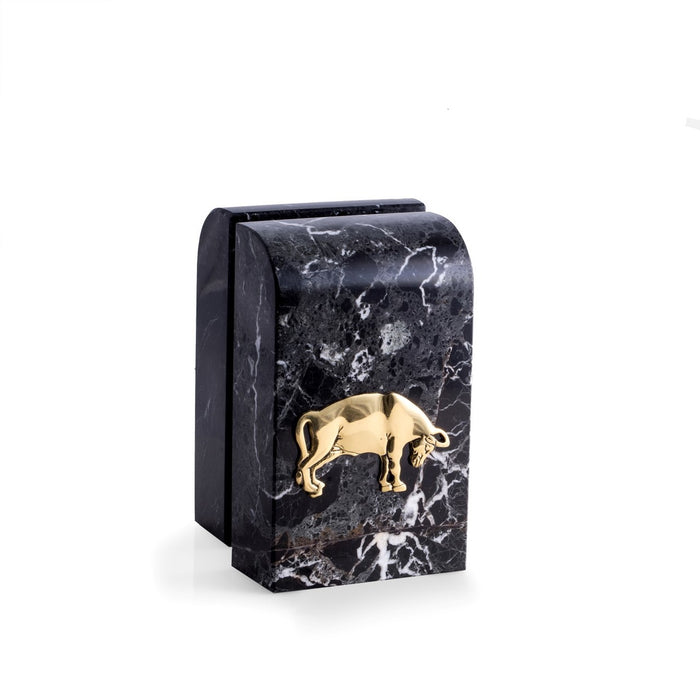 "Hermes" Zebra Bookend