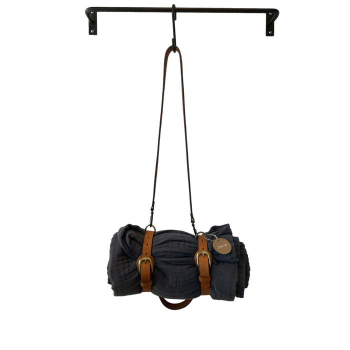 Leather Handle / Strap Pillows & Throws Animana