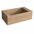 Lorne Bathroom Vanity Kickboard Oak Timber Vanity Kicker Arova 600mm