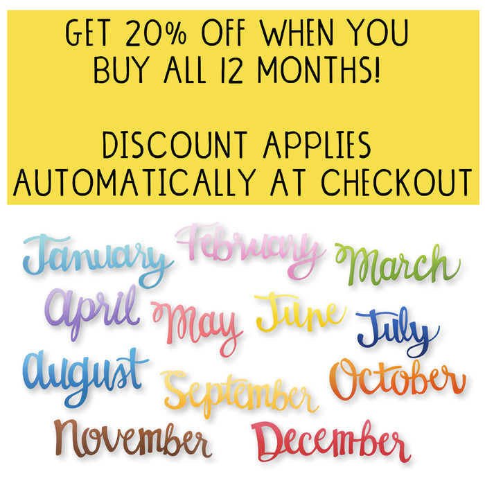 Month Magnets