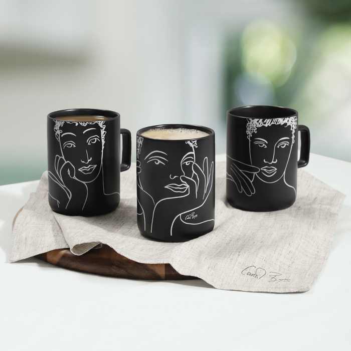 MUG - pensive