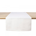 Napoli Vintage Table Runner Dinnerware Libeco Napoli Vintage Optic White 21" x 61"