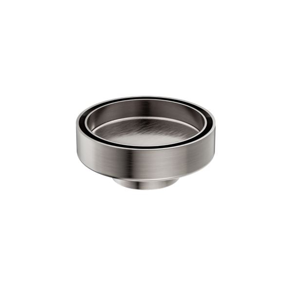 Nero 100mm Round Tile Insert Floor Waste 50mm Outlet Brushed Nickel NRFW003BN Shower Grate Nero