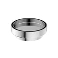 Nero 130mm Round Tile Insert Floor Waste 100mm Outlet Chrome NRFW005CH Shower Grate Nero