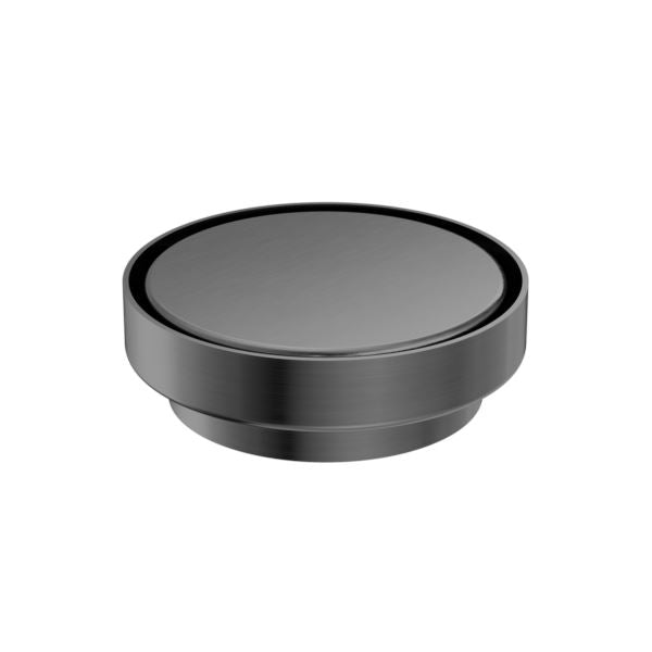 Nero 130mm Round Tile Insert Floor Waste 100mm Outlet Gunmetal NRFW005GM Shower Grate Nero